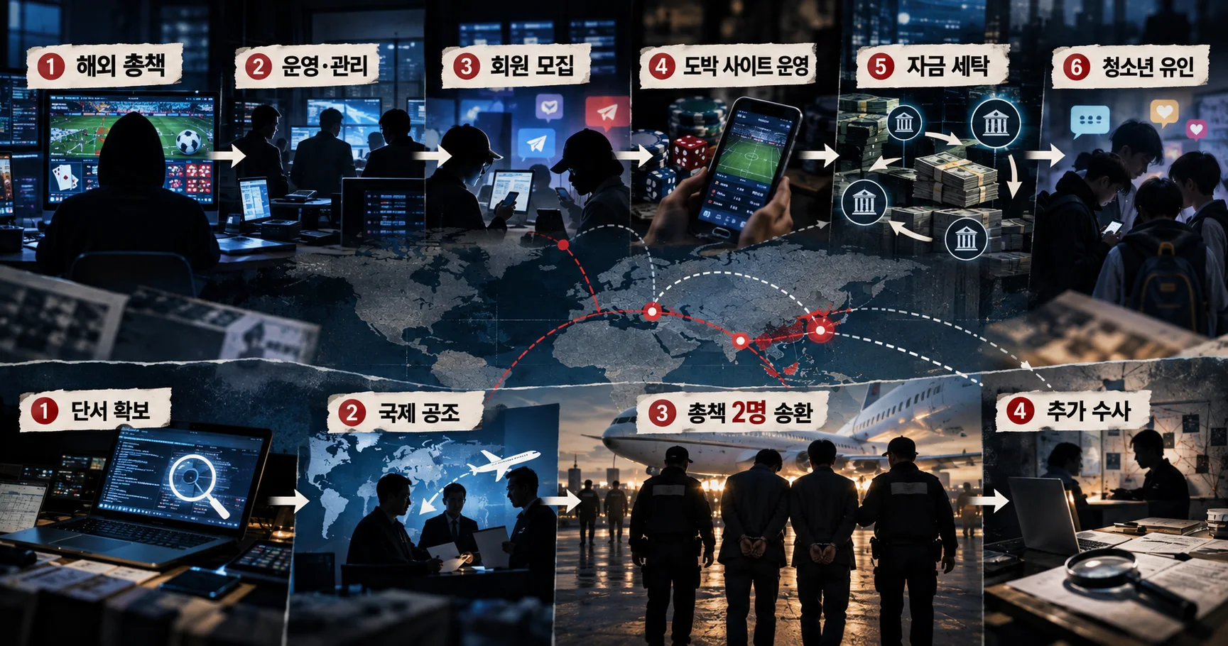 2-판돈 5조 도박사이트 해외 추적 타임라인