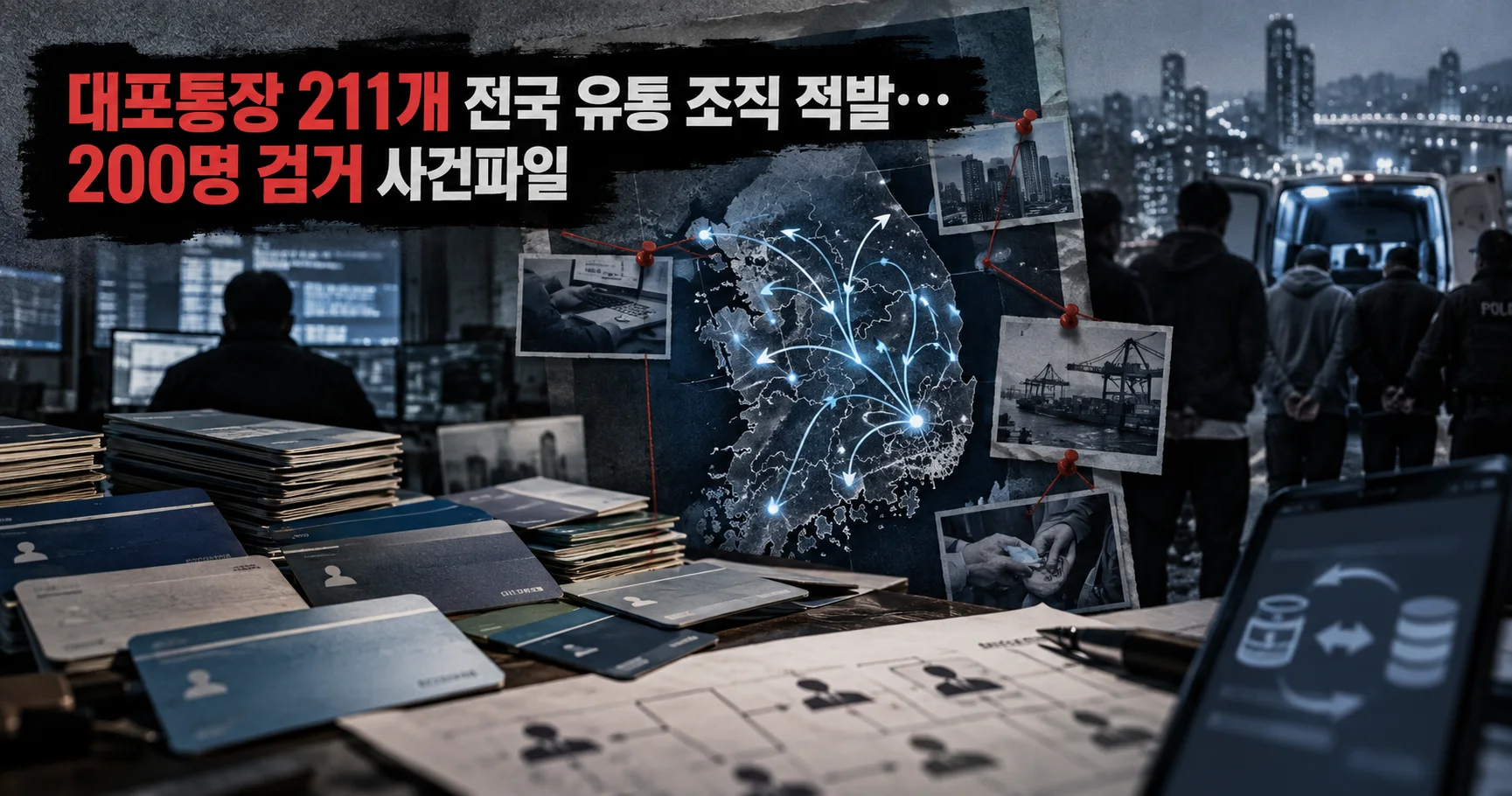 1-대포통장 211개 전국 유통 조직 대표 다큐멘터리 카드
