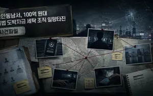 천안 오피스텔 45일·도박자금 약 100억 원, 자금세탁 조직 15명 검거