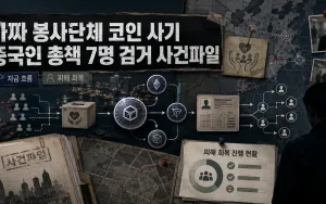 피해자 436명·편취 혐의 409억 원, 가짜 봉사단체 코인 사기와 5억6천만 원 동결