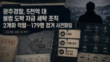5,062억·대포통장 107개…광주경찰이 적발한 두 자금세탁 조직의 운영 구조