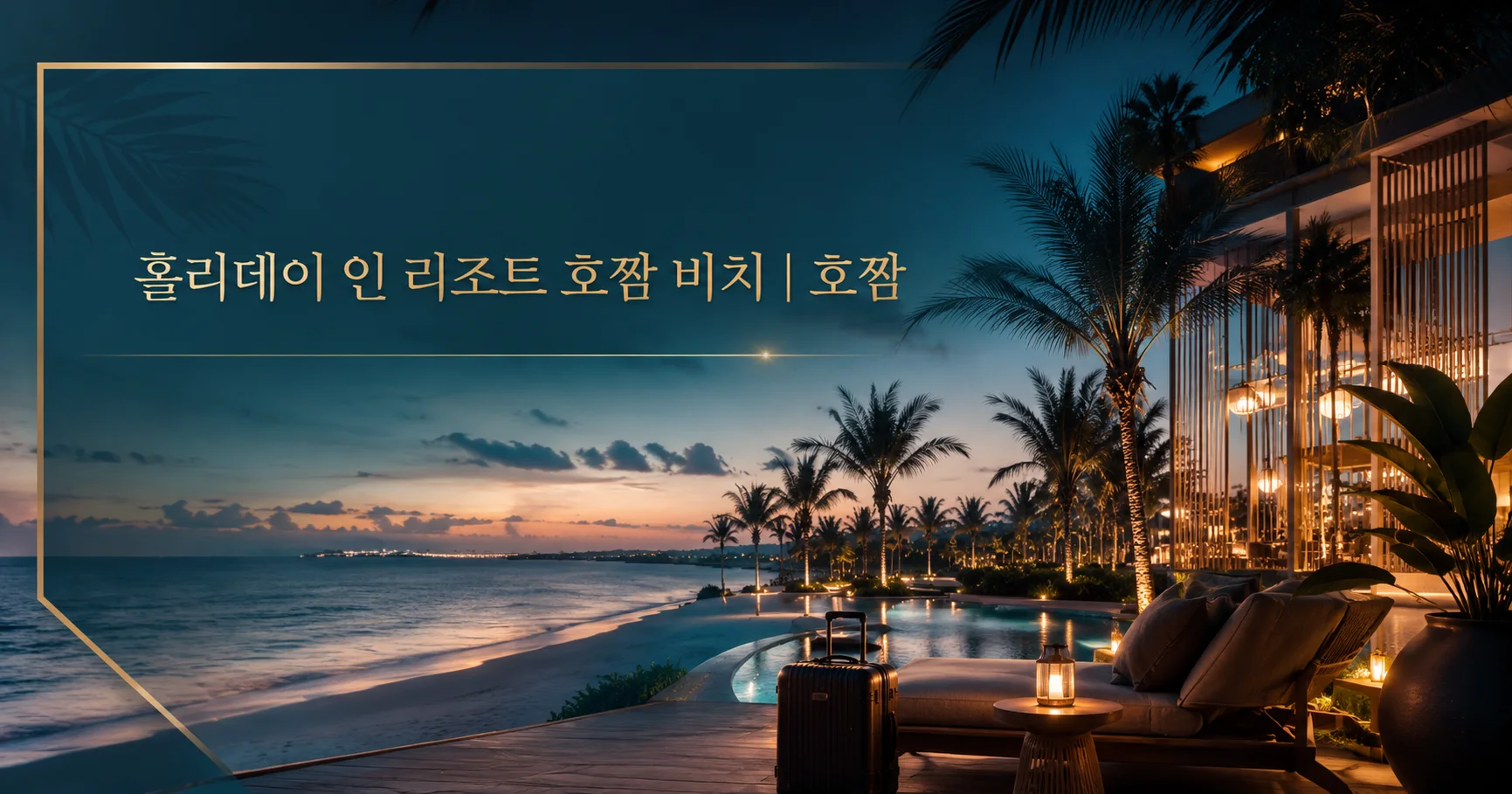 1-홀리데이 인 리조트 호짬 비치 호짬 여행 대표 카드