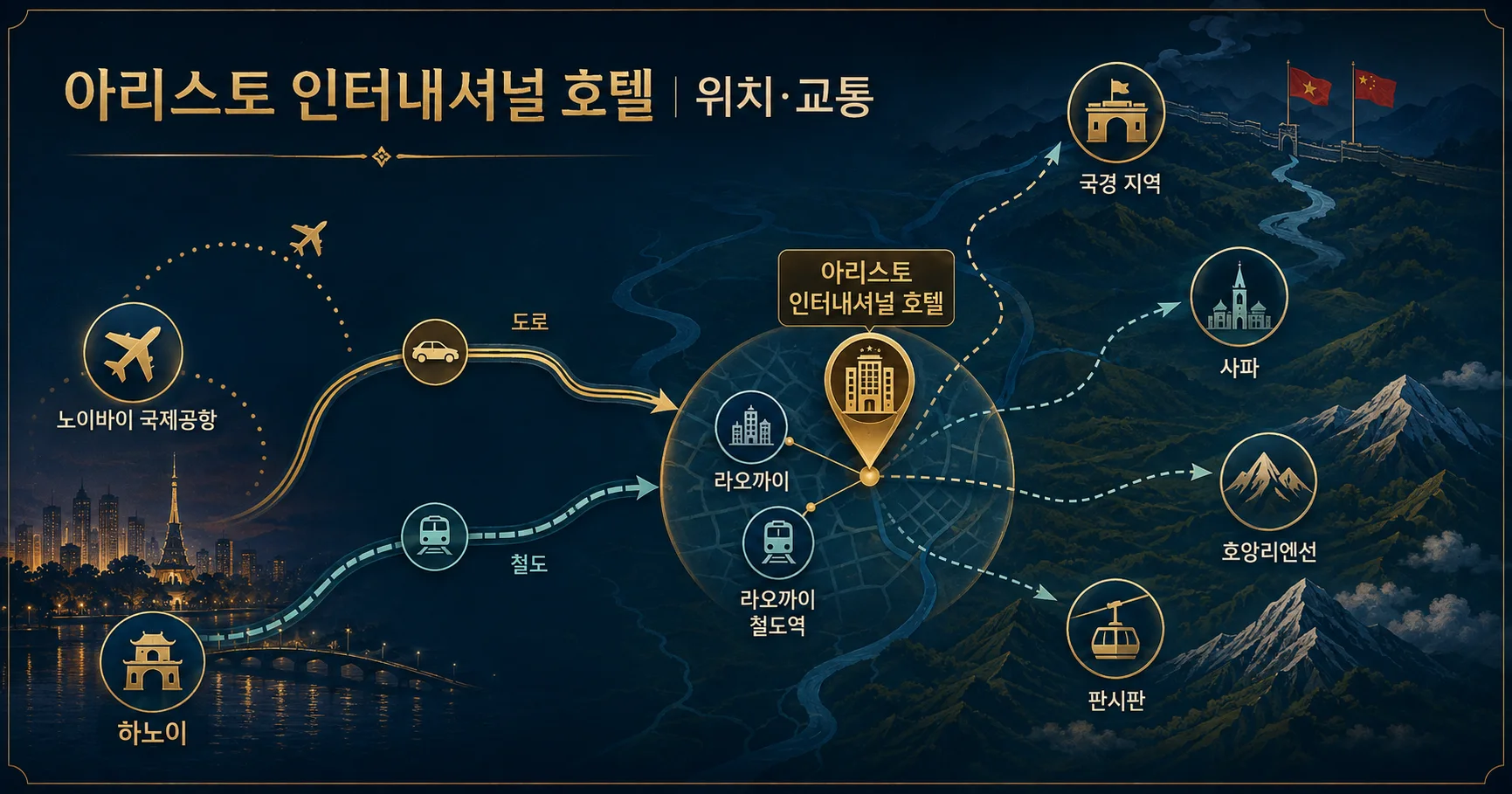 2-아리스토 인터내셔널 호텔 위치와 이동 정보