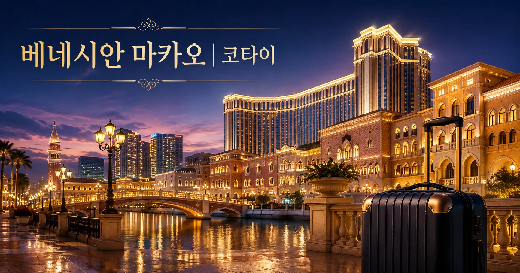 1-베네시안 마카오 코타이 여행 대표 카드