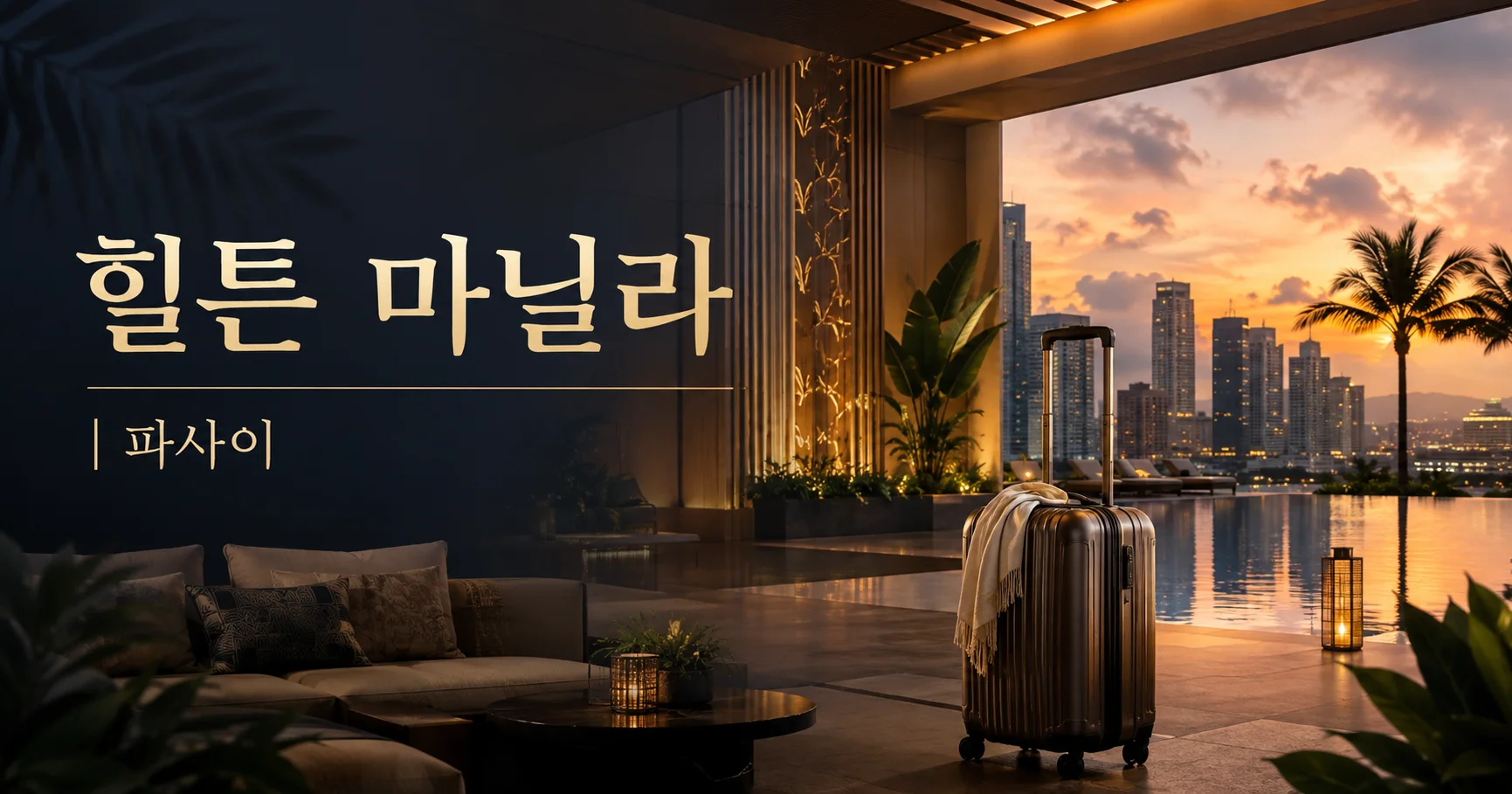 1-힐튼 마닐라 파사이 여행 대표 카드