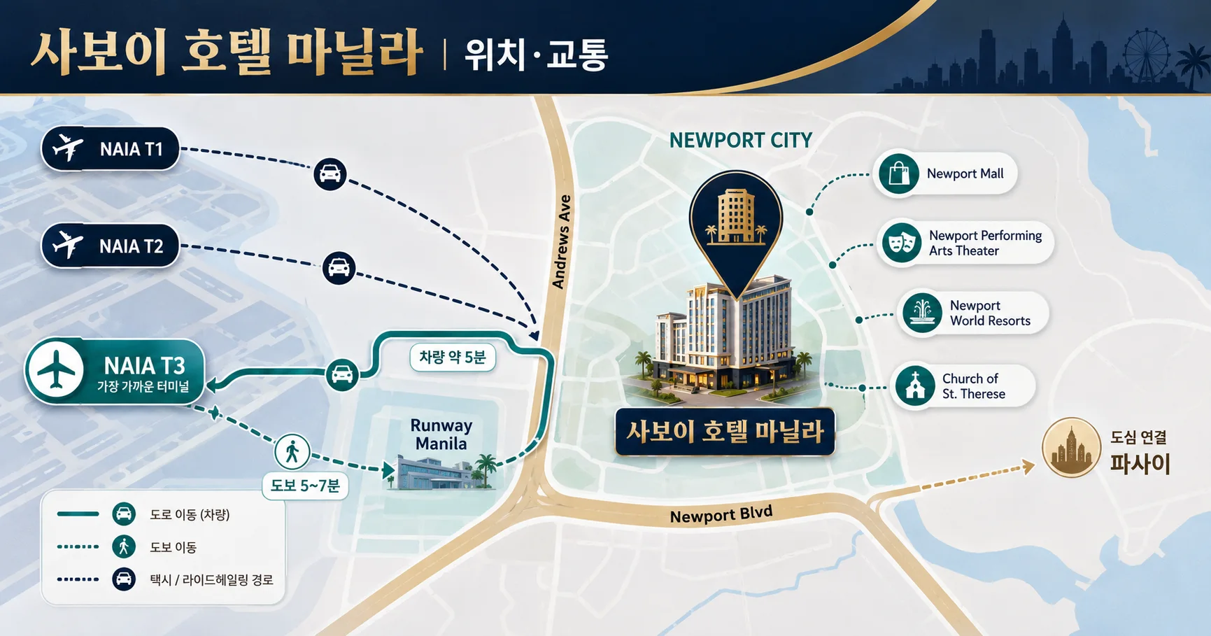 2-사보이 호텔 마닐라 위치와 이동 정보