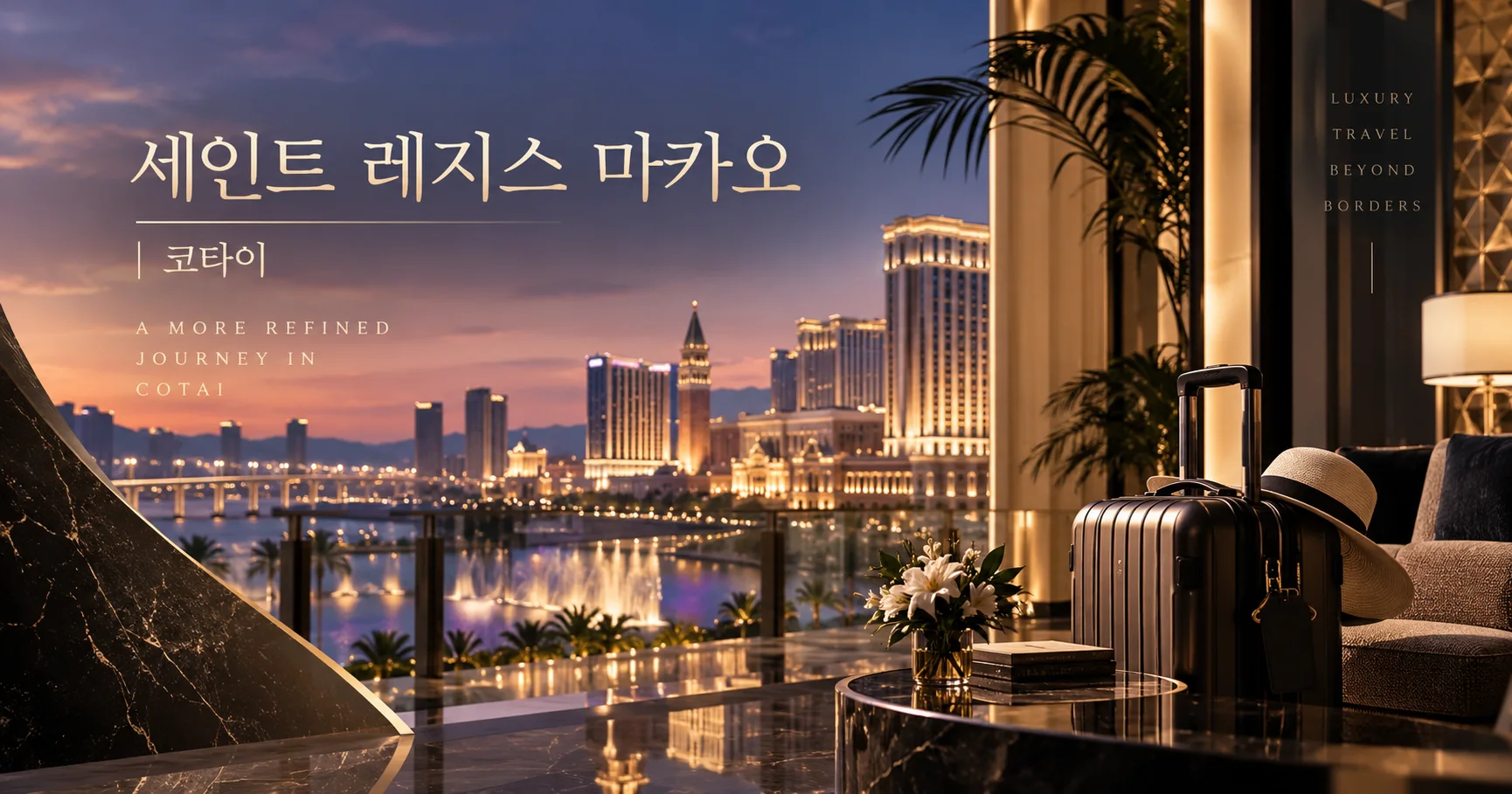 1-세인트 레지스 마카오 코타이 여행 대표 카드