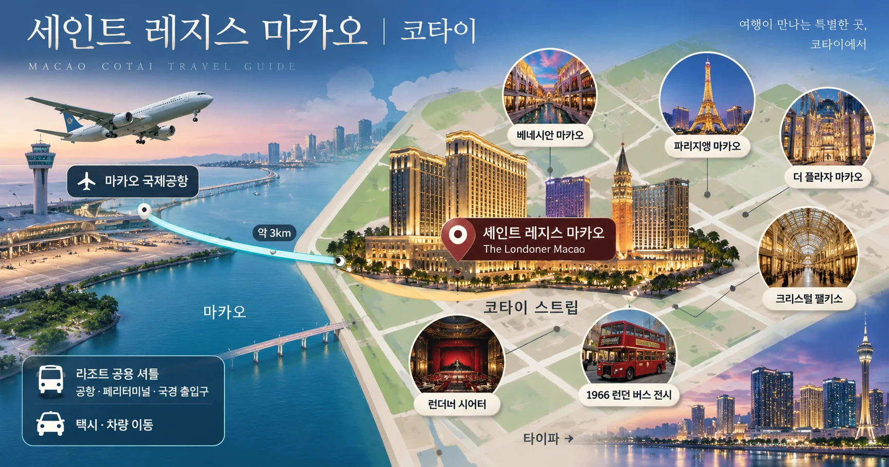 2-세인트 레지스 마카오 위치와 이동 정보