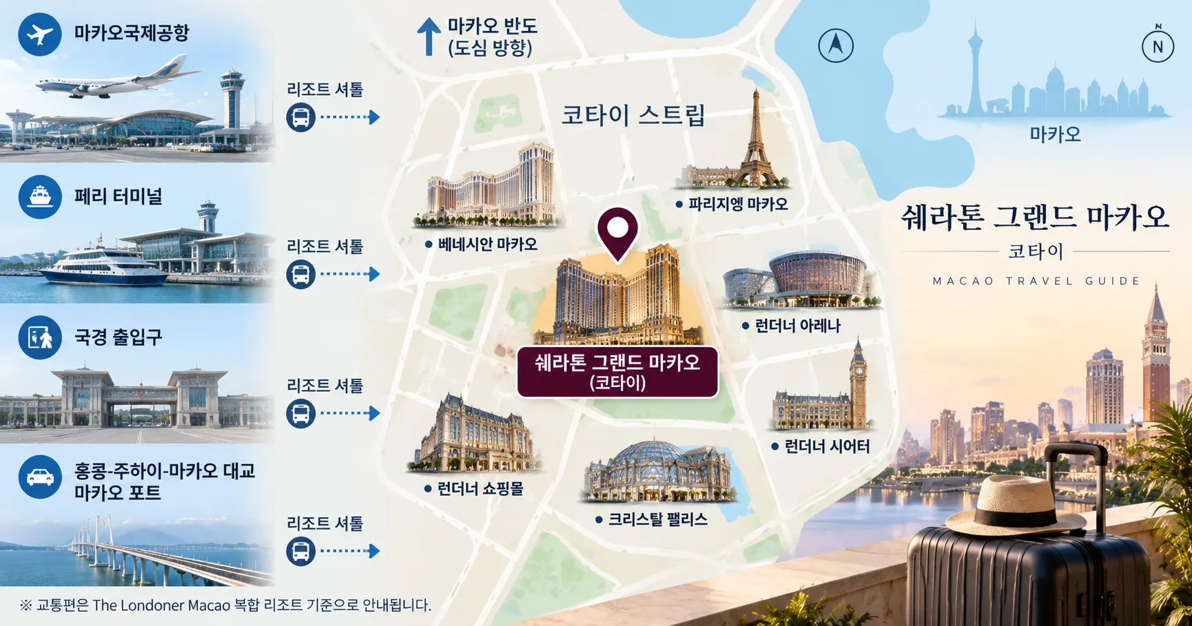 2-쉐라톤 그랜드 마카오 위치와 이동 정보