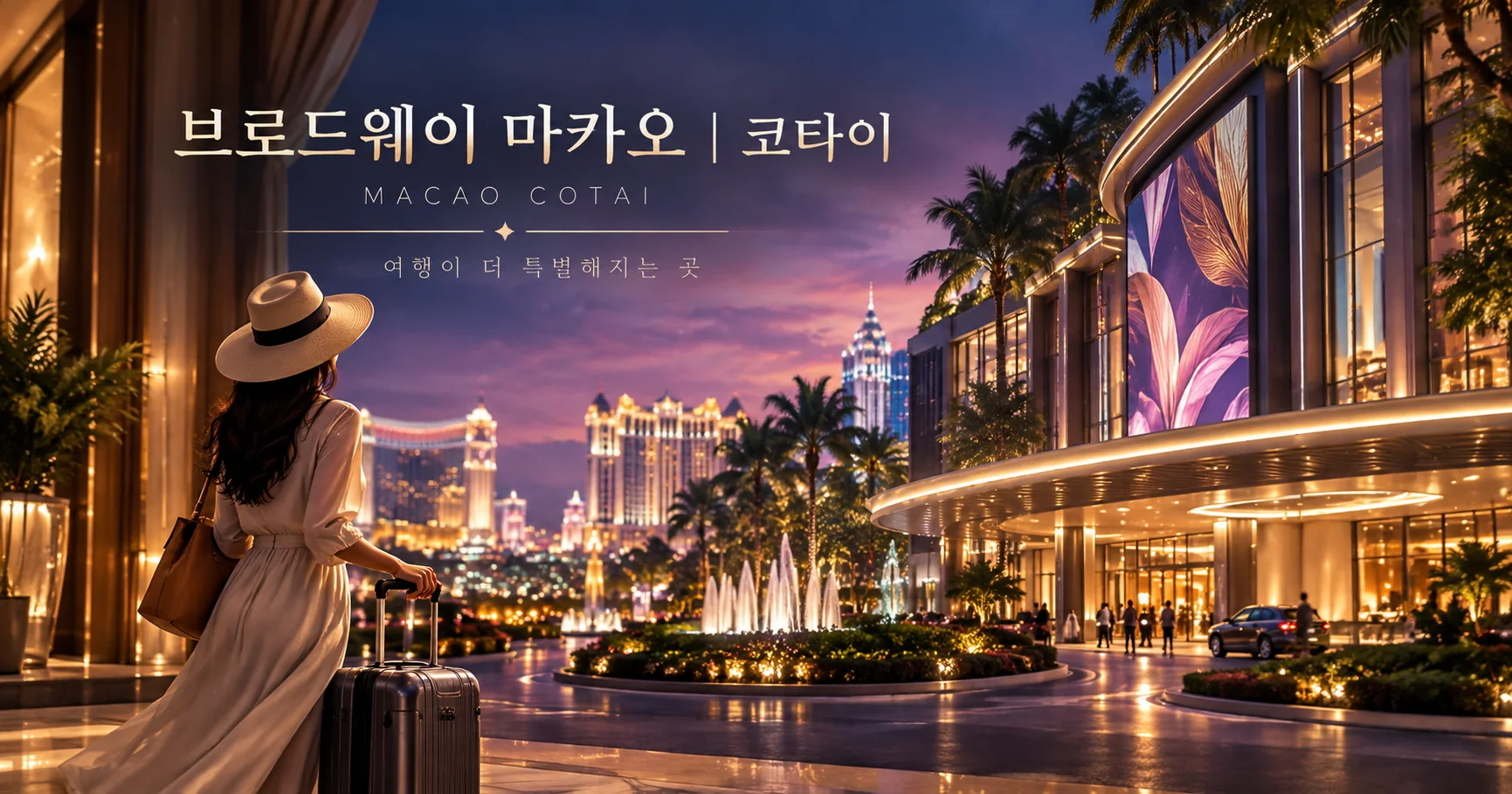 1-브로드웨이 마카오 코타이 여행 대표 카드