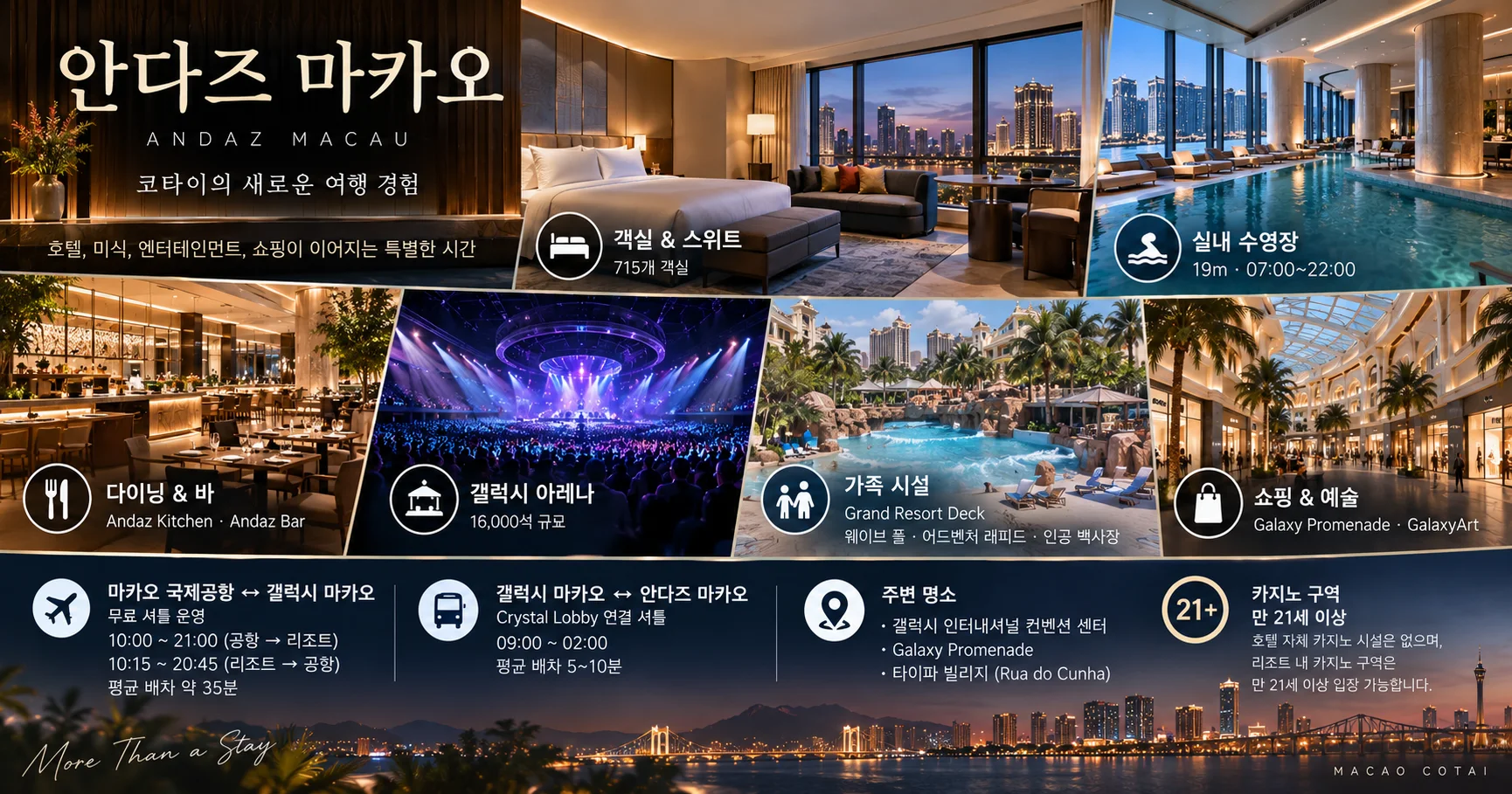 3-안다즈 마카오 시설과 출입 확인사항