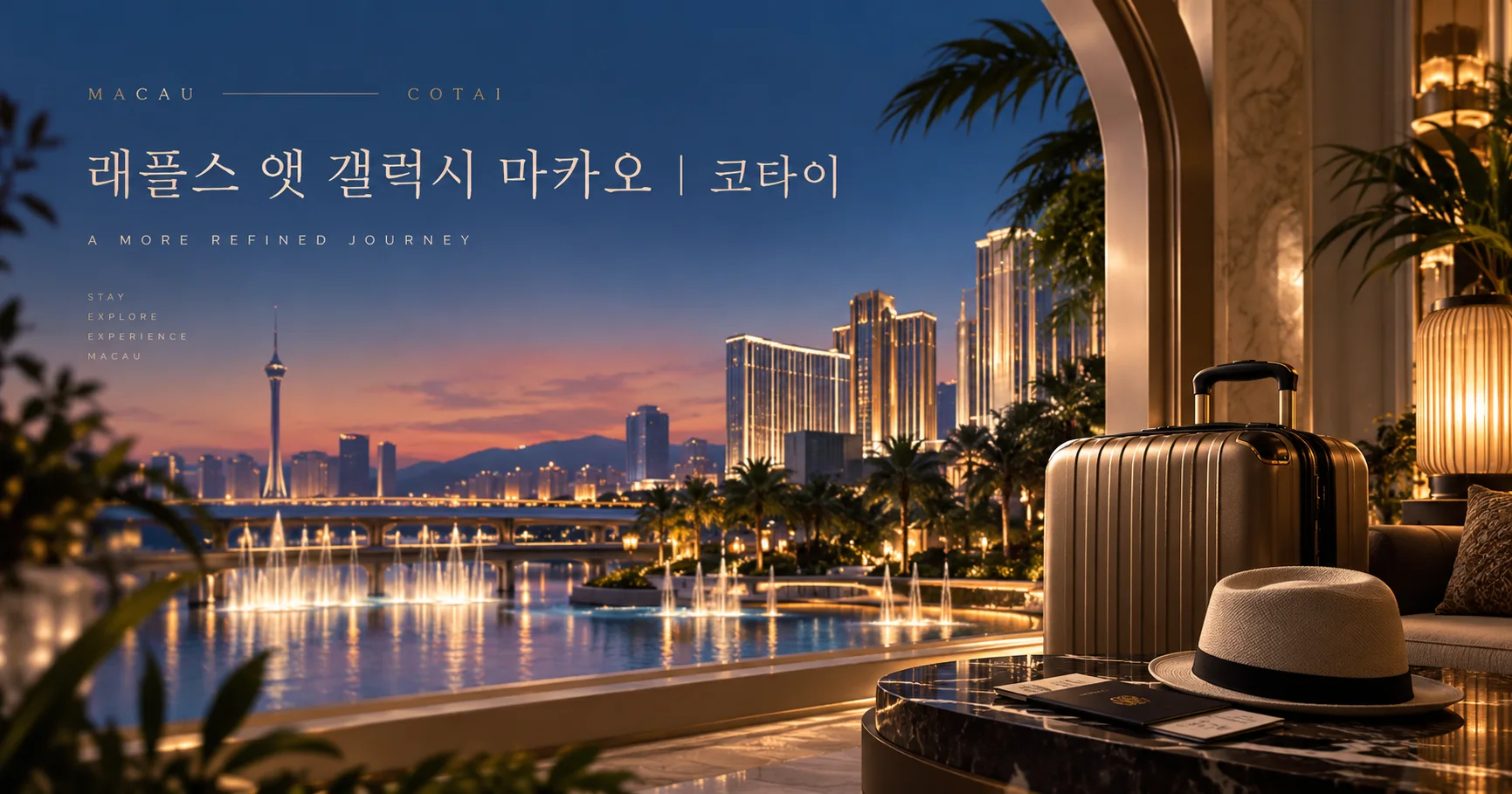 1-래플스 앳 갤럭시 마카오 코타이 여행 대표 카드