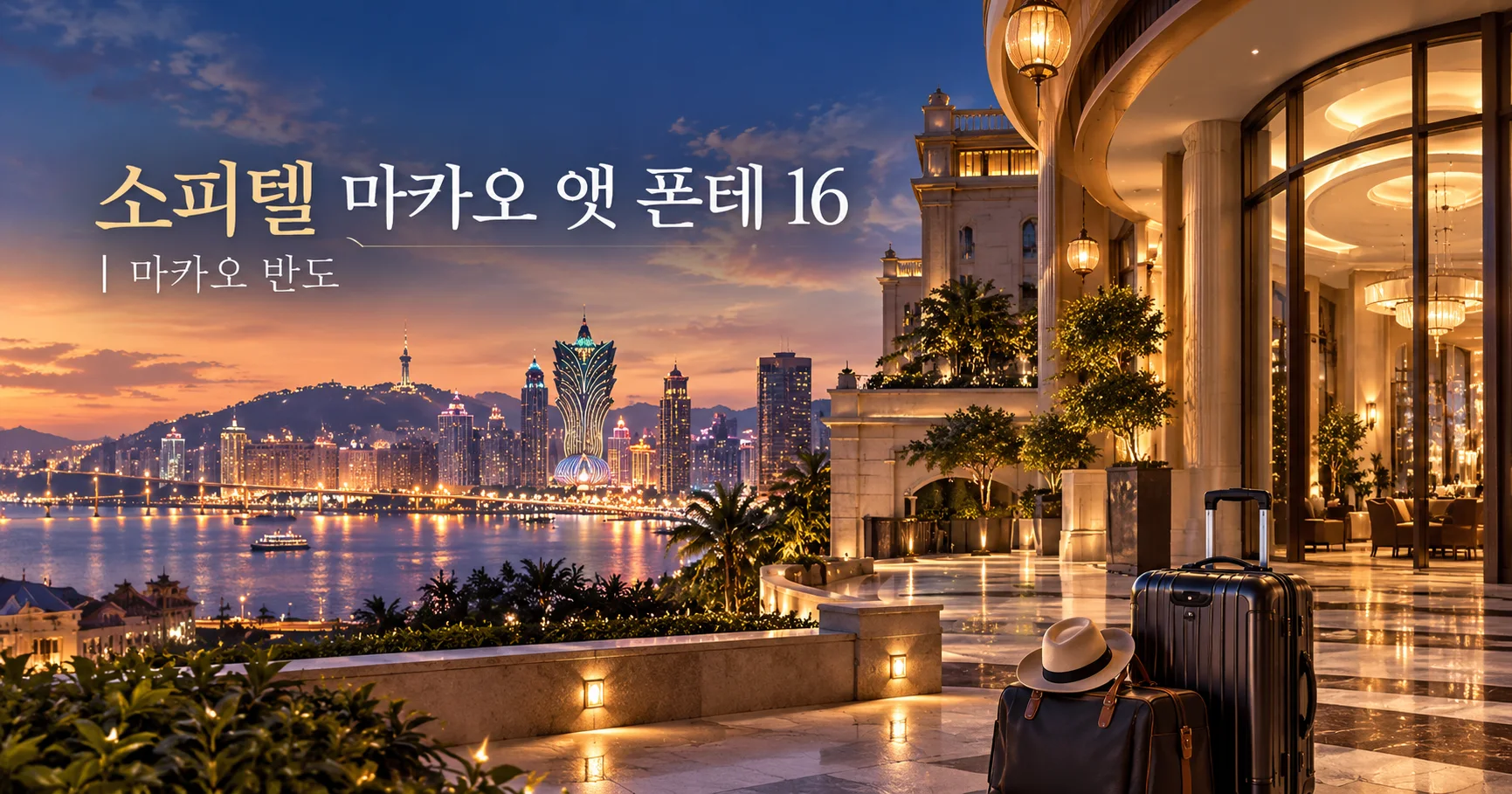 1-소피텔 마카오 앳 폰테 16 마카오 반도 여행 대표 카드