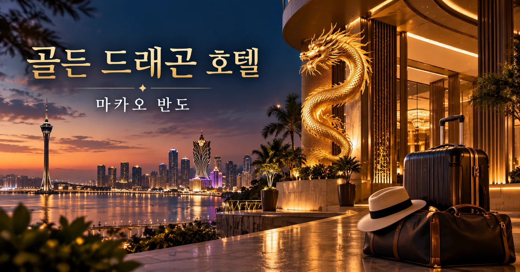 1-골든 드래곤 호텔 마카오 여행 대표 카드