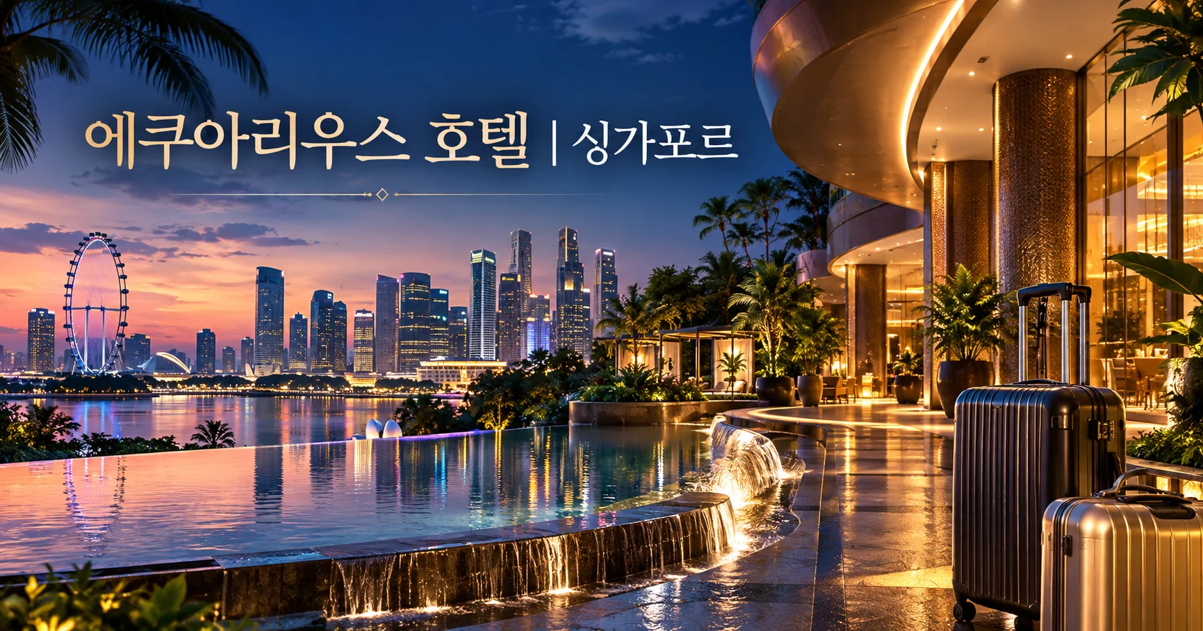 1-에쿠아리우스 호텔 싱가포르 여행 대표 카드