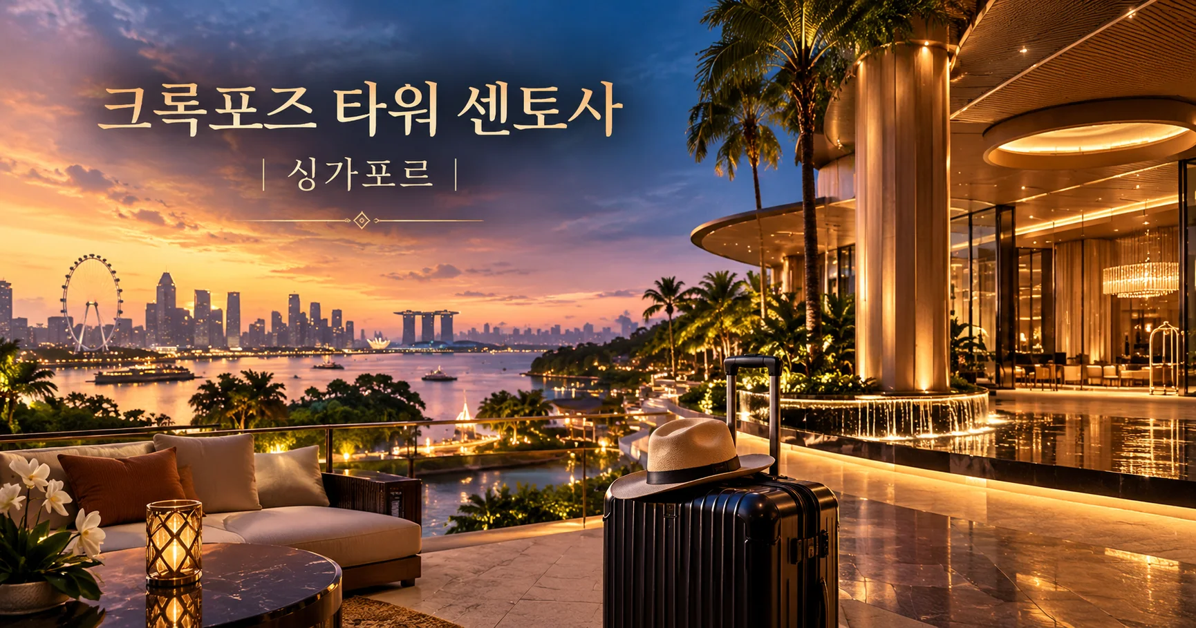 1-크록포즈 타워 싱가포르 여행 대표 카드