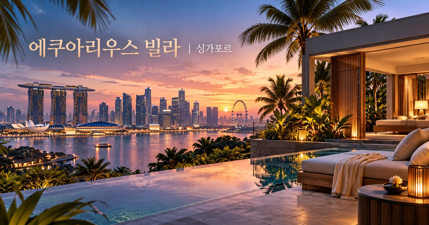 1-에쿠아리우스 빌라 싱가포르 여행 대표 카드