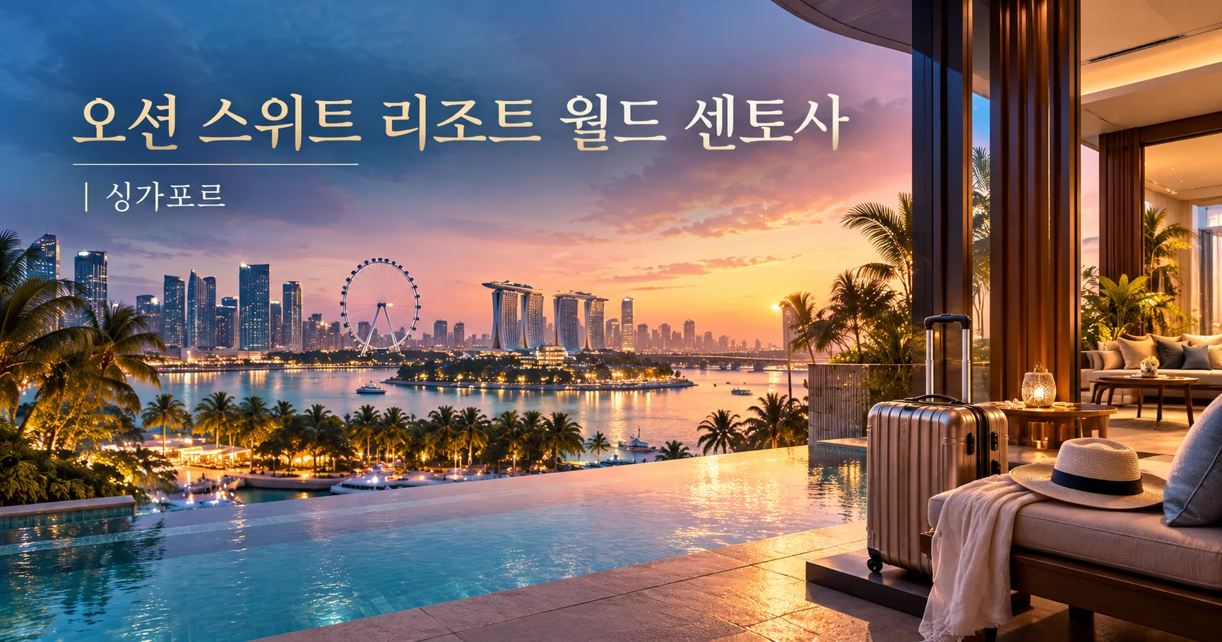 1-오션 스위트 리조트 월드 센토사 여행 대표 카드