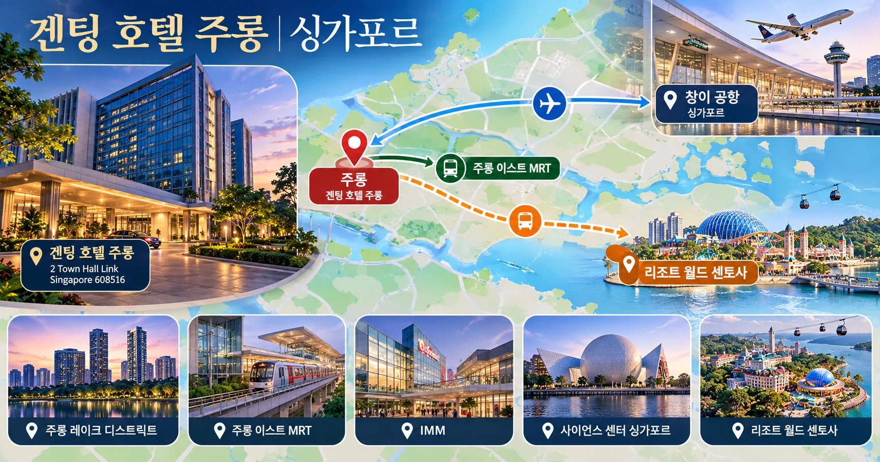 2-겐팅 호텔 주롱 위치와 이동 정보