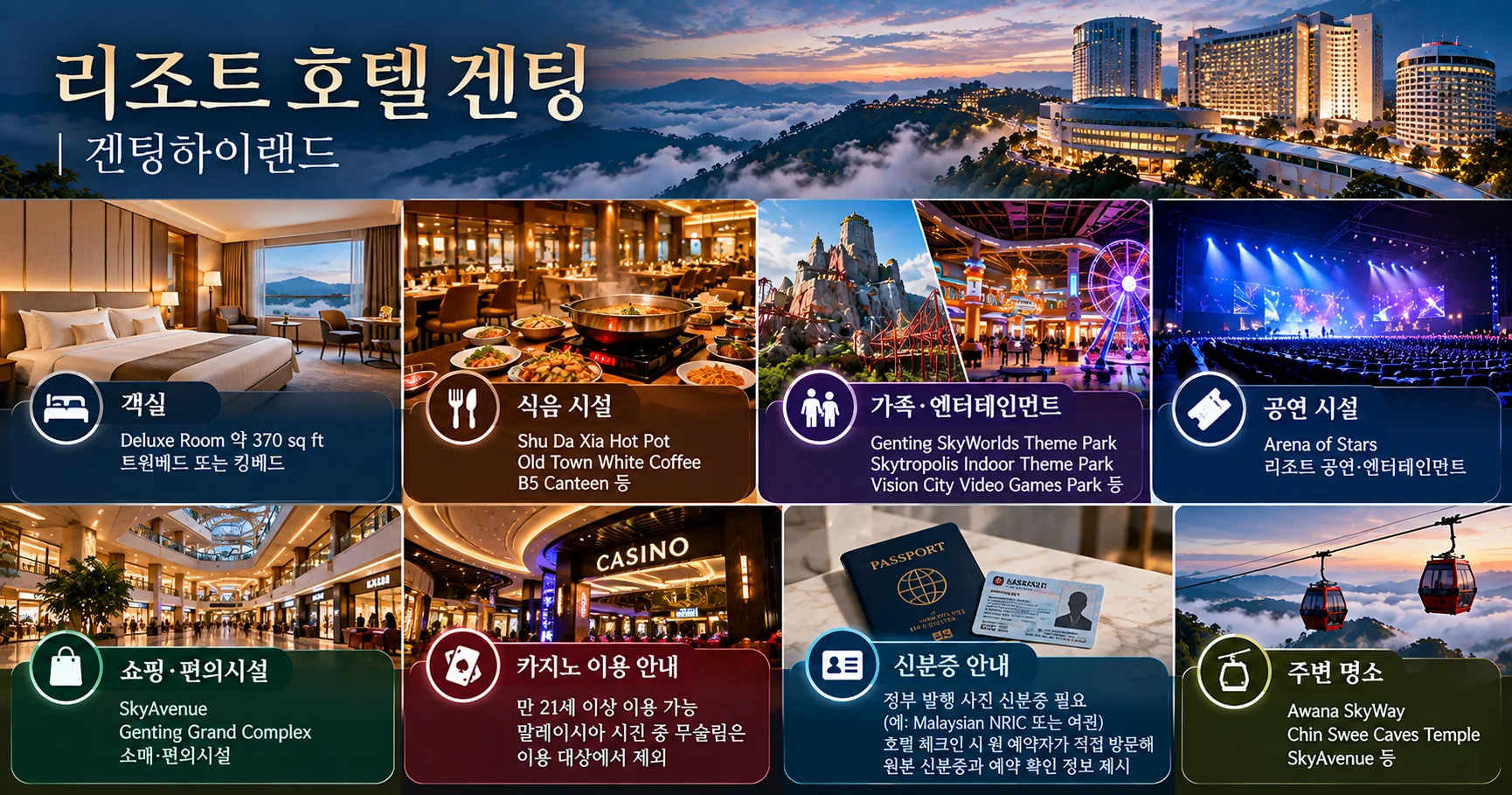 3-하이랜즈 호텔 겐팅하이랜드 시설과 출입 확인사항