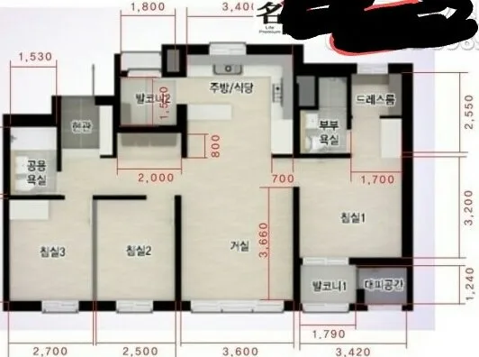 아파트 평면도