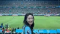 설현, 경기 관람 중!